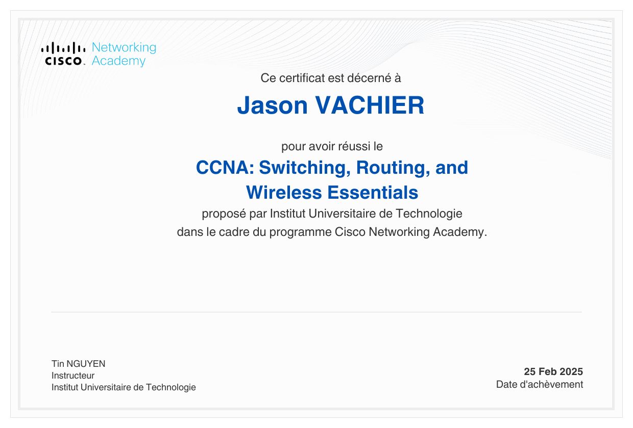 Certification CCNA
