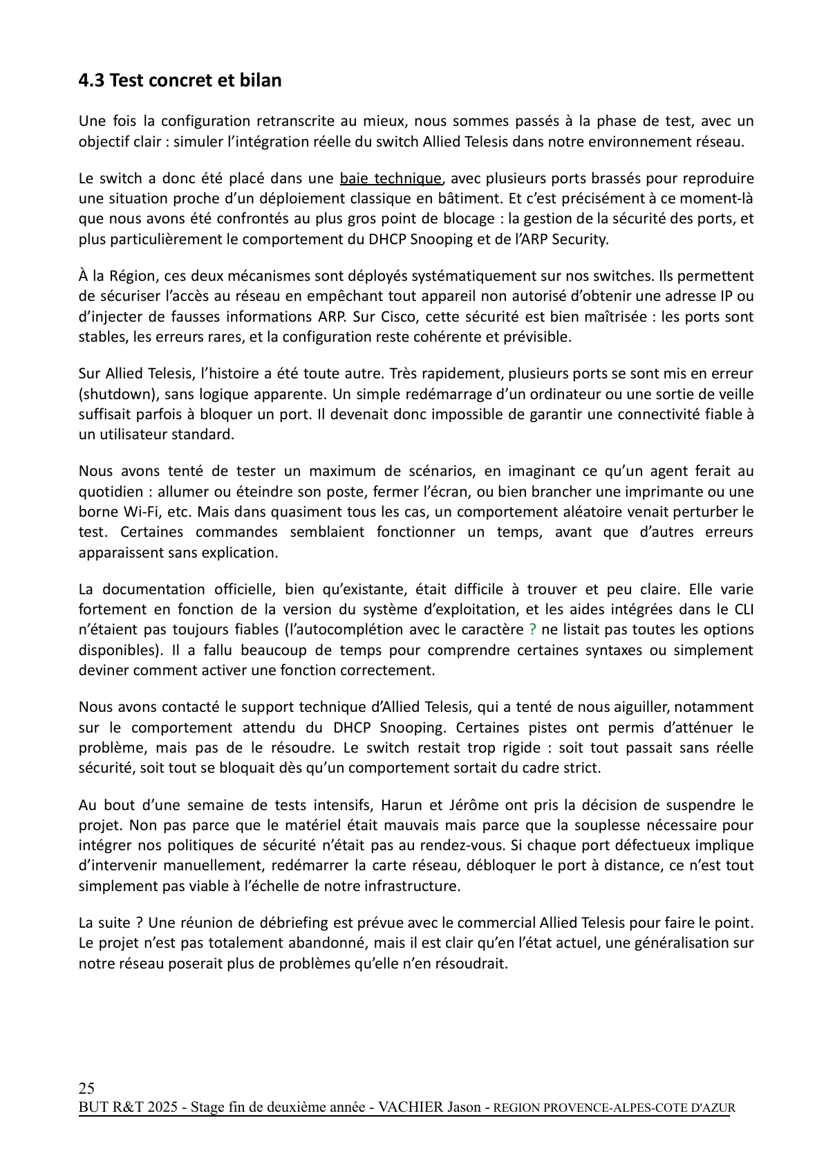 Page 25 - Rapport de Stage 1